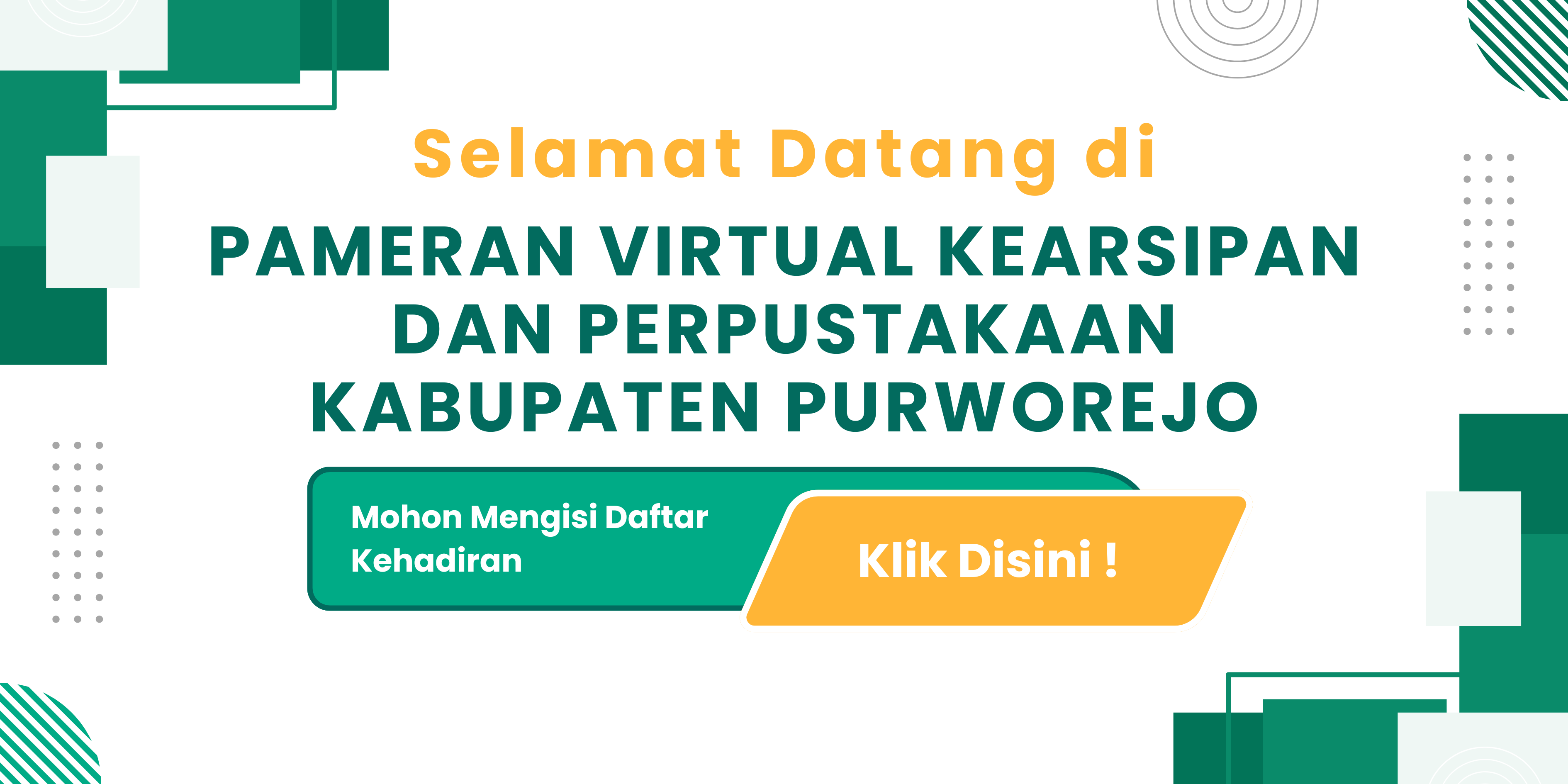 Link Daftar Hadir Pengunjung Website